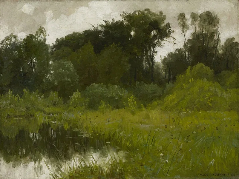1865-Alexis Jean Fournier - Dopo la pioggia, sul torrente Minnehaha (1897)